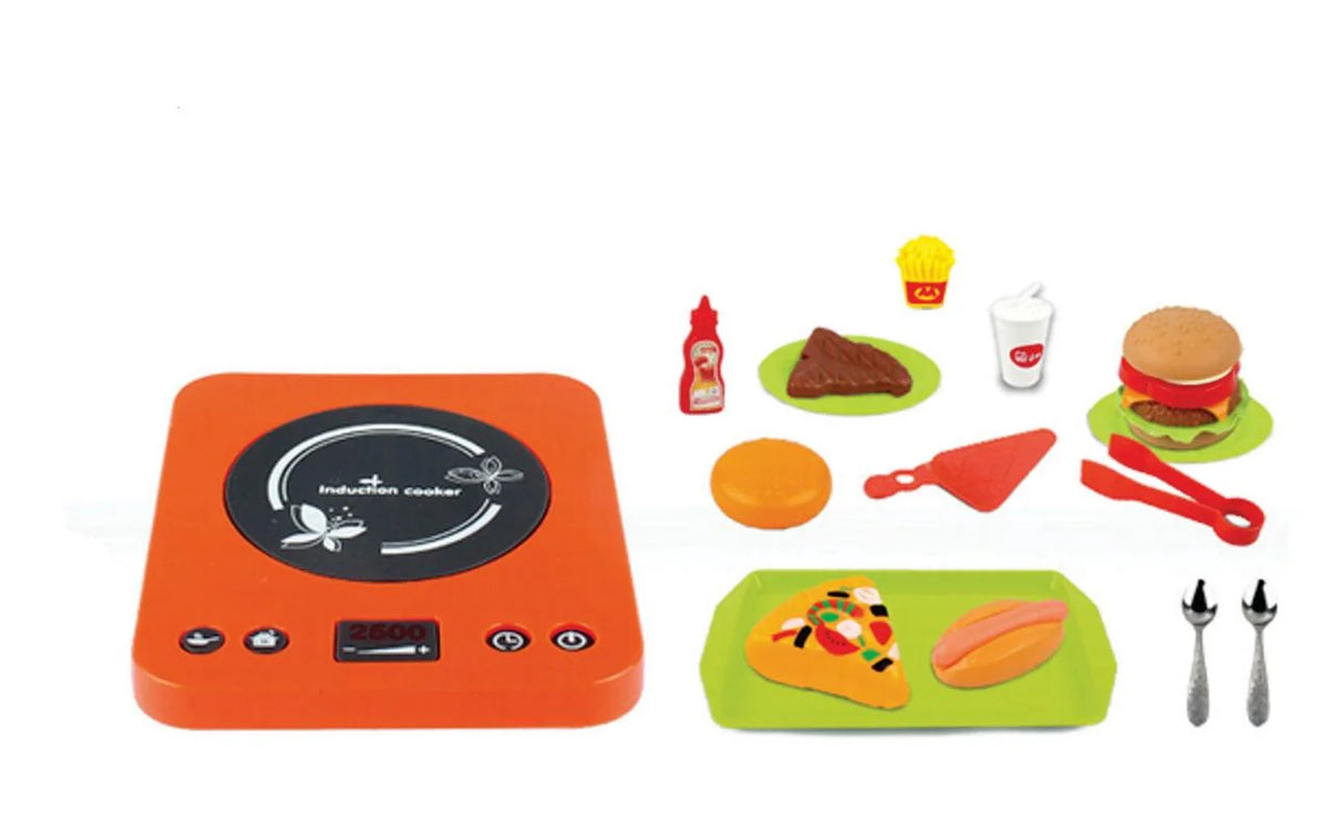 31 Pieces Stainless Steel Play Kitchen Cooking Set K980163