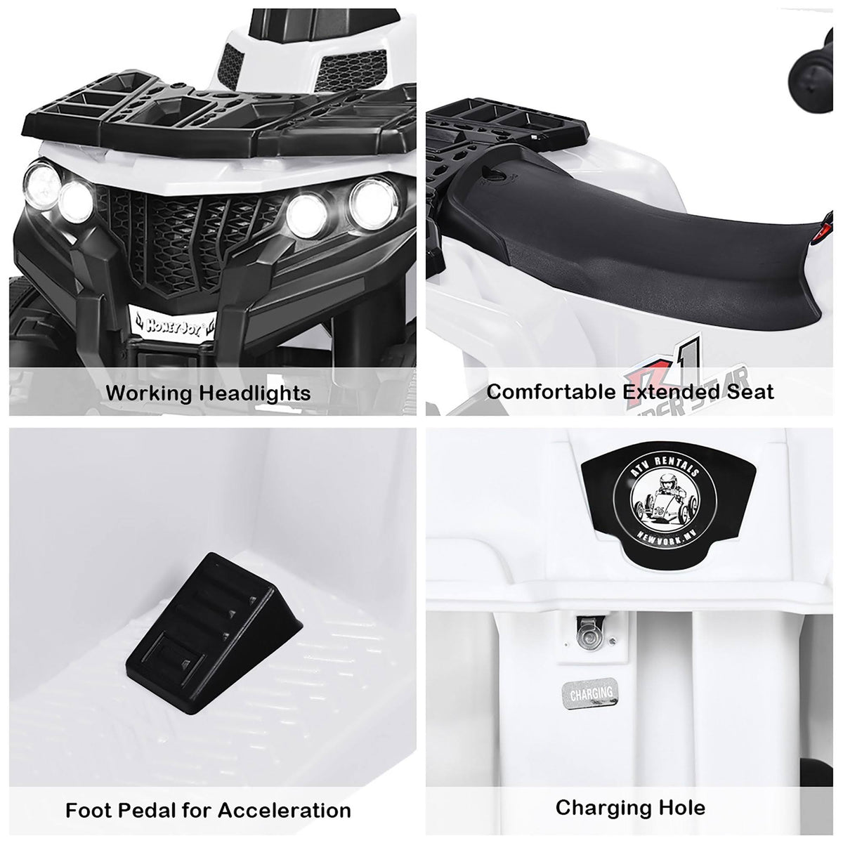 6V Battery Powered Kids Ride on ATV Quad U5806