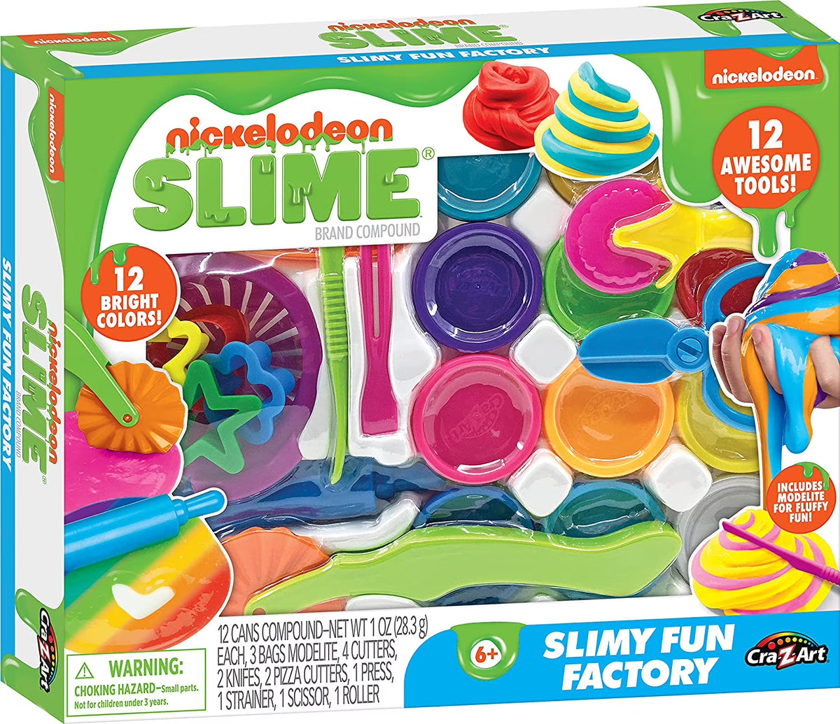 12 Pre-Made Slimes Set with Tools D8159