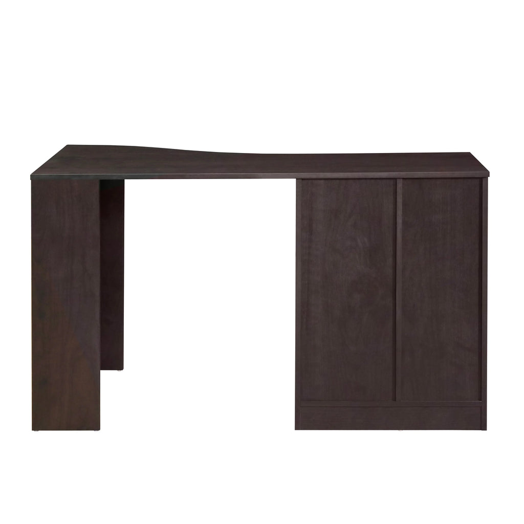 Classic Office Desk with Storage, Espresso C530