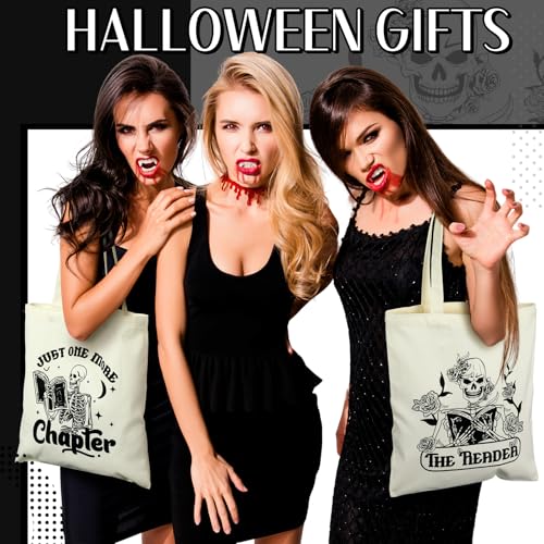 6 Pcs Canvas Book Totes Bags U809