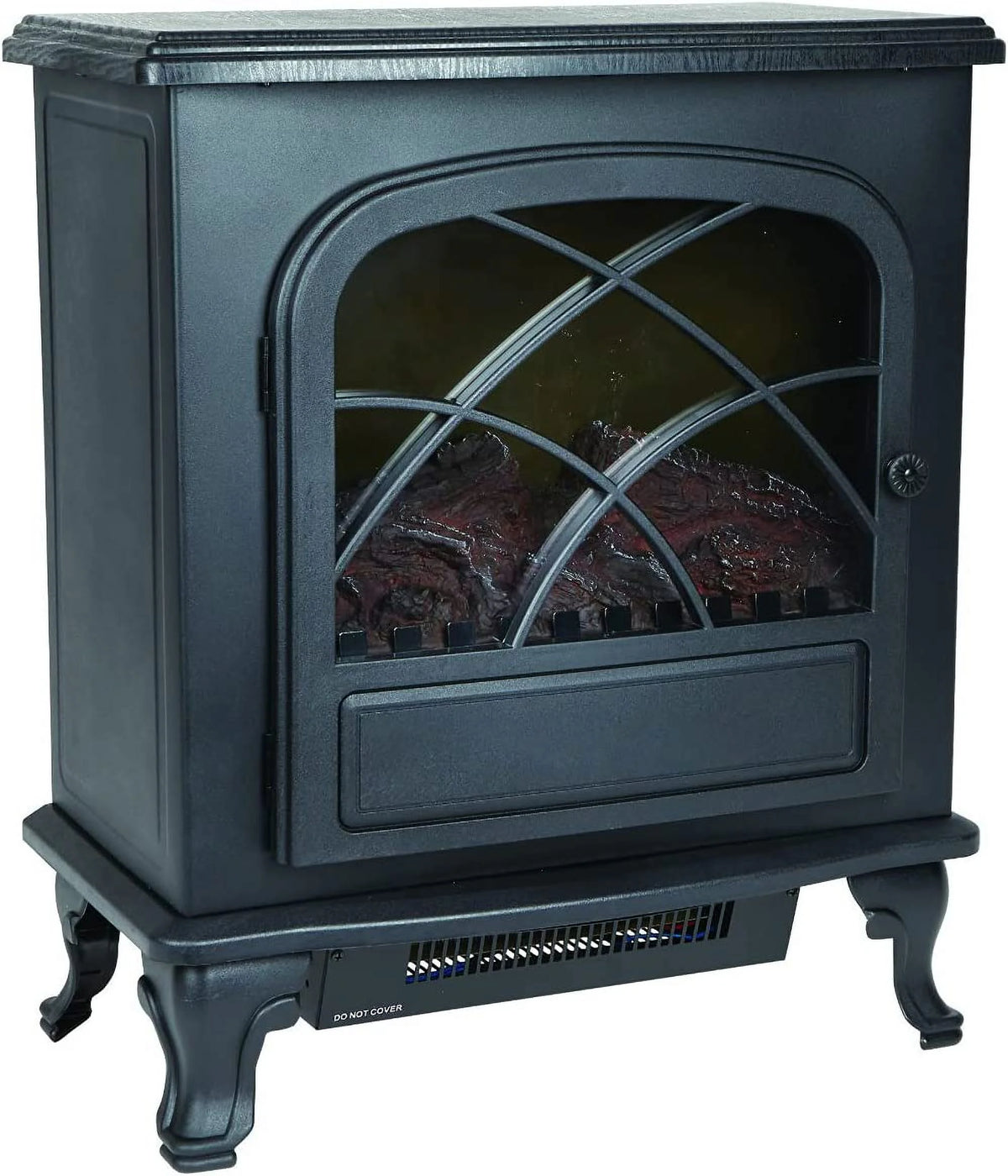 Black Infrared Electric Fireplace Stove Heater with Remote X661236