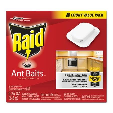 0.24 oz Ant Baits, 8/Box, 12 Boxes/Carton D89208