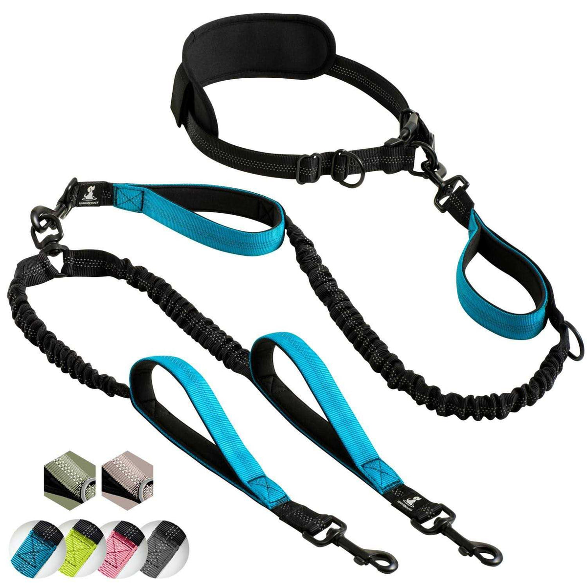 Hands Free Double Dog Leash K99478