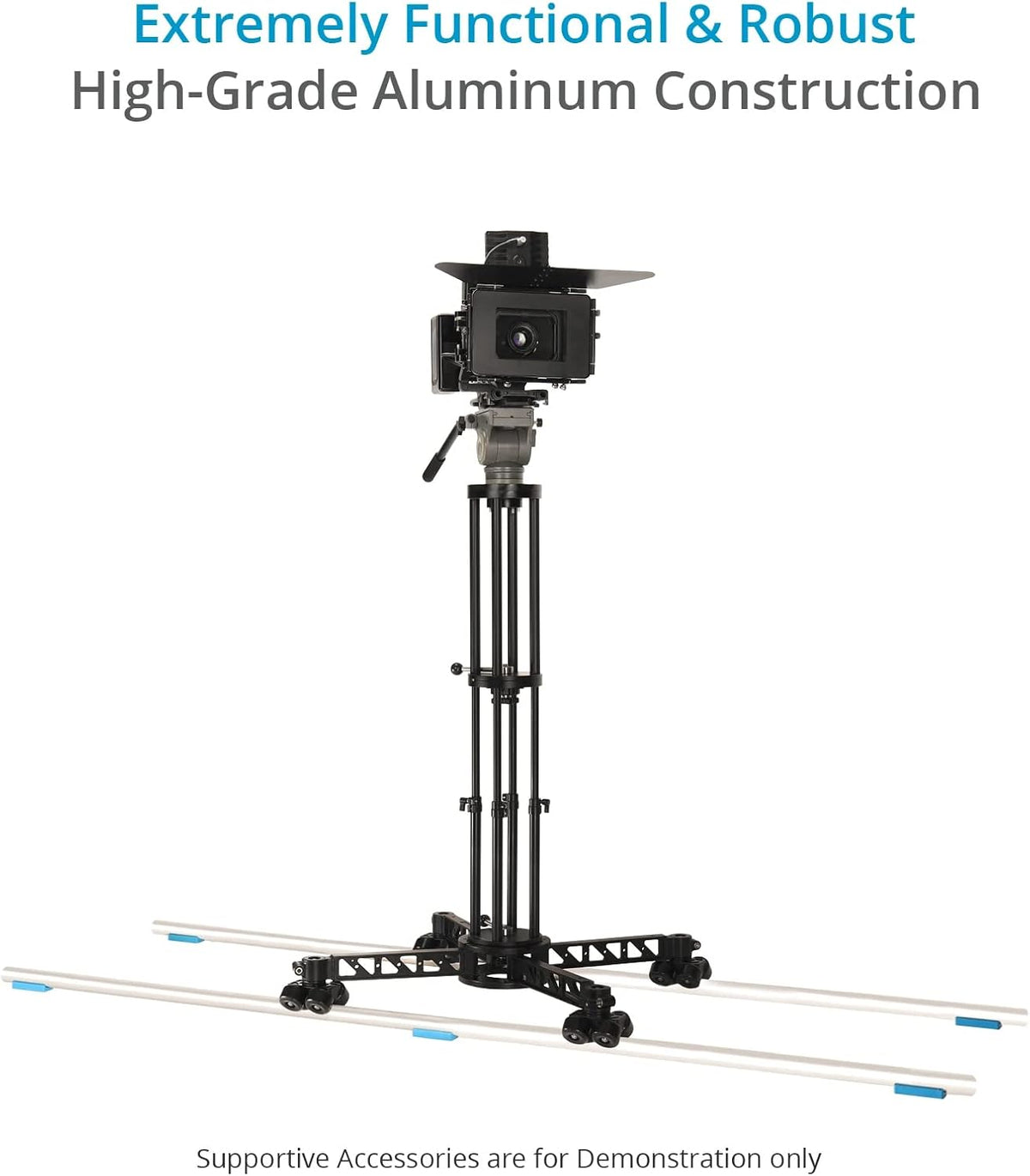 13” Camera Height Riser for Mitchell Dollies/Mitchell Base Mount Products, High-Grade Aluminum X3942