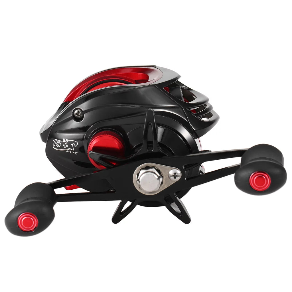 Baitcasting Fishing Reel 7.2:1 Gear Ratio Magnetic Brake L3980