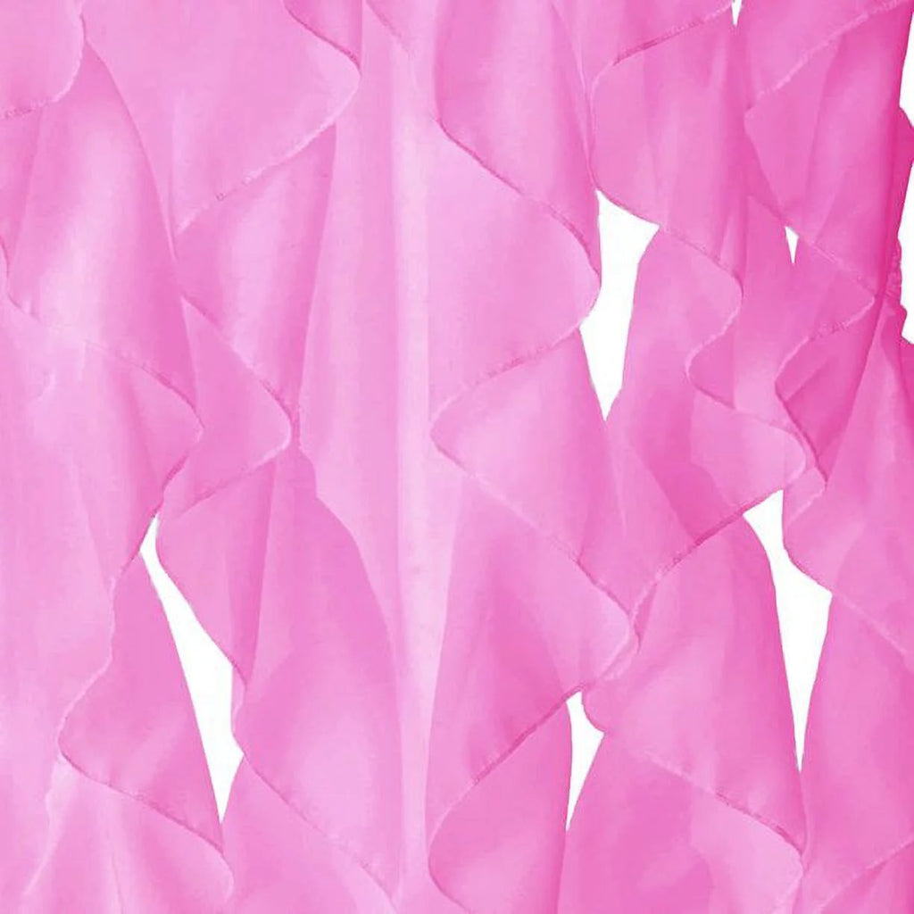 Light Pink Sheer Voile Curtains, 2 Piece Set R982