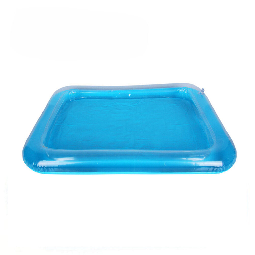 Blue Inflatable Kids Beach Sandbox W470