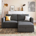 Oversized Modular Sectional Sofa Set with Storage Ottoman O2815