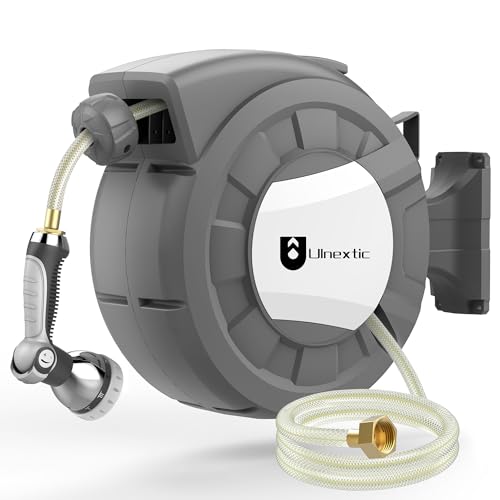 1/2 in x 110 ft Wall Mounted Garden Hose Reel P469278