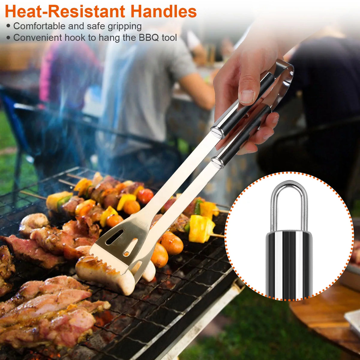 Stainless Steel BBQ Grill Tool Kit O441685