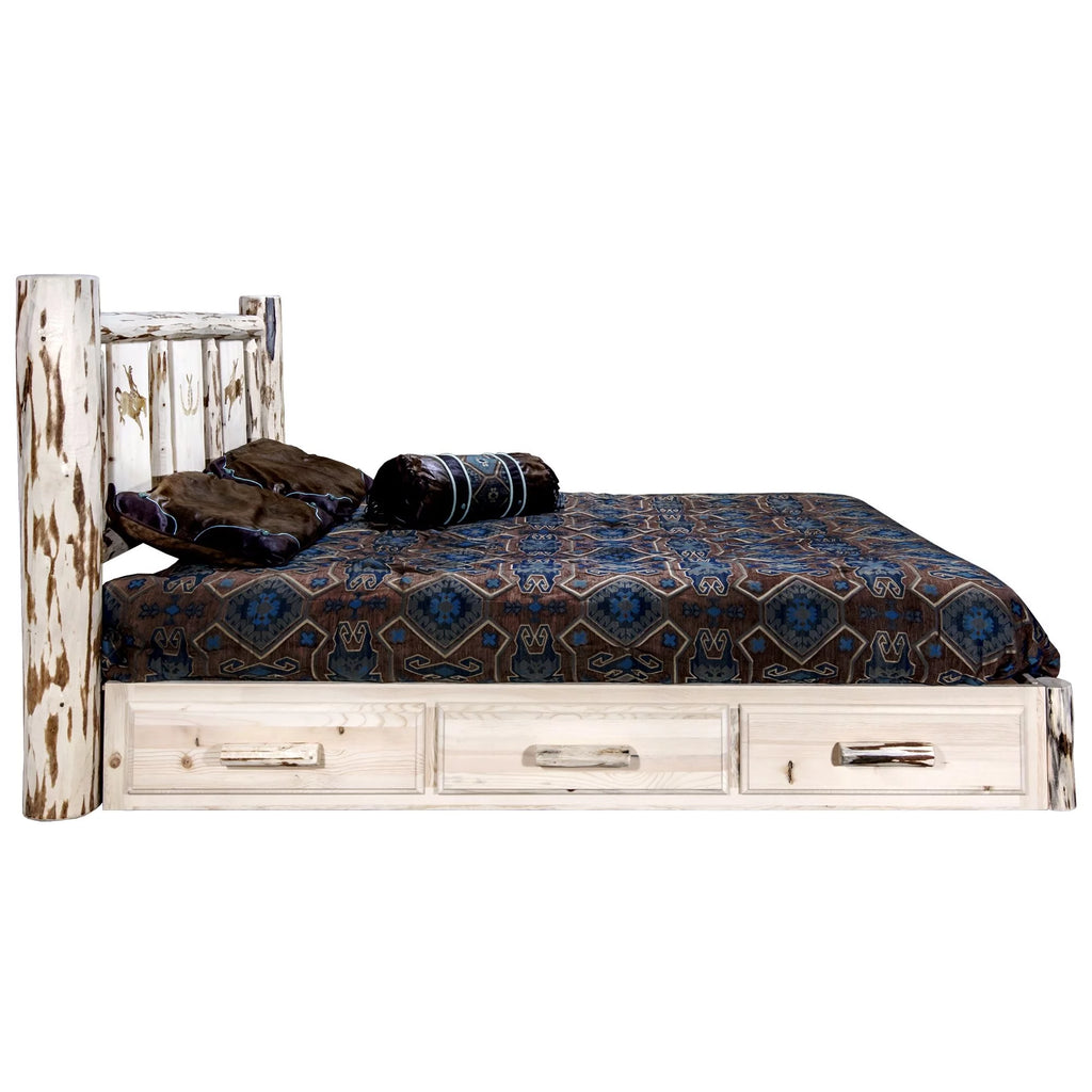 Pine Wood Twin Platform Bed M27126