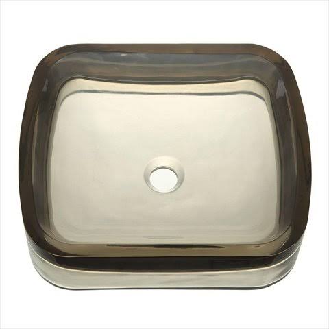 Rectangular Resin Vessel Sink, Shadow T307799