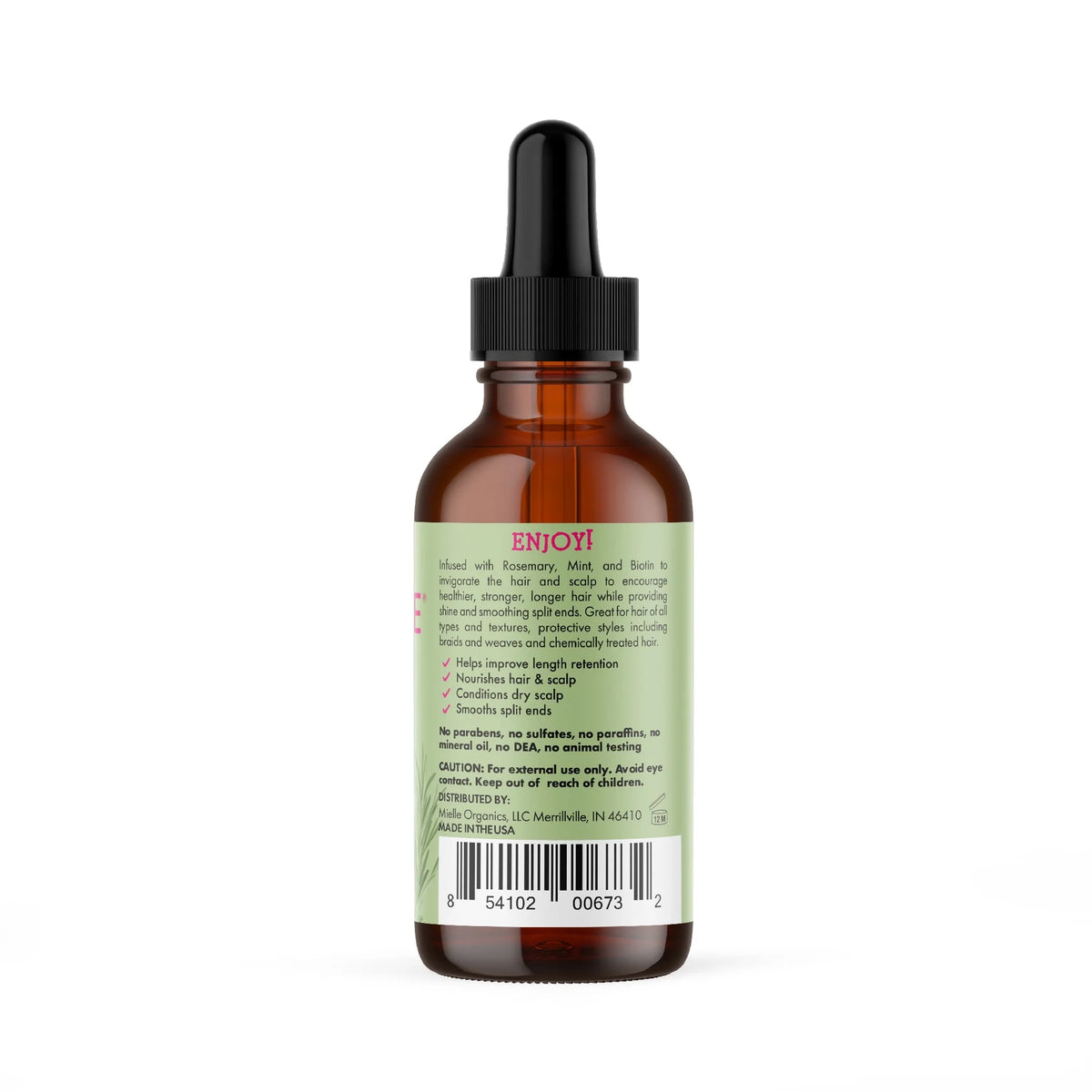 Rosemary Mint Scalp & Hair Strengthening Oil 2 oz R9371