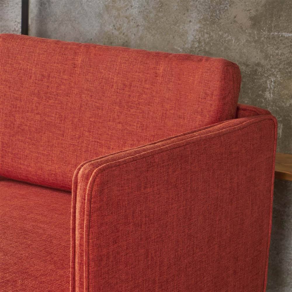 Muted Orange Chaise Sectional U503572