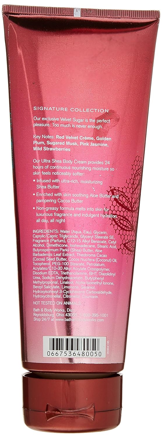 VELVET SUGAR Ultra Shea Body Cream 8 oz P2767