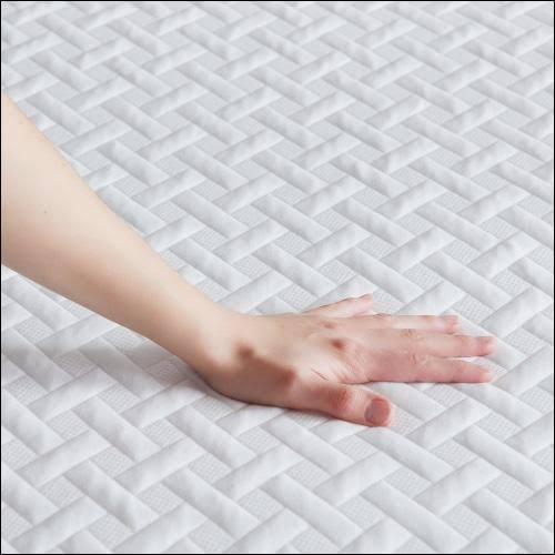 10 inch Gel Memory Foam Mattress California King White B547084