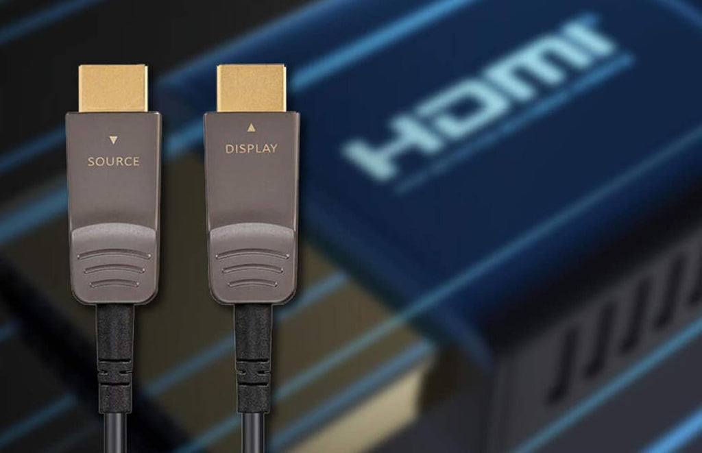 Ultra High Speed HDMI Cable 50 Feet Black Fiber Optic U18717