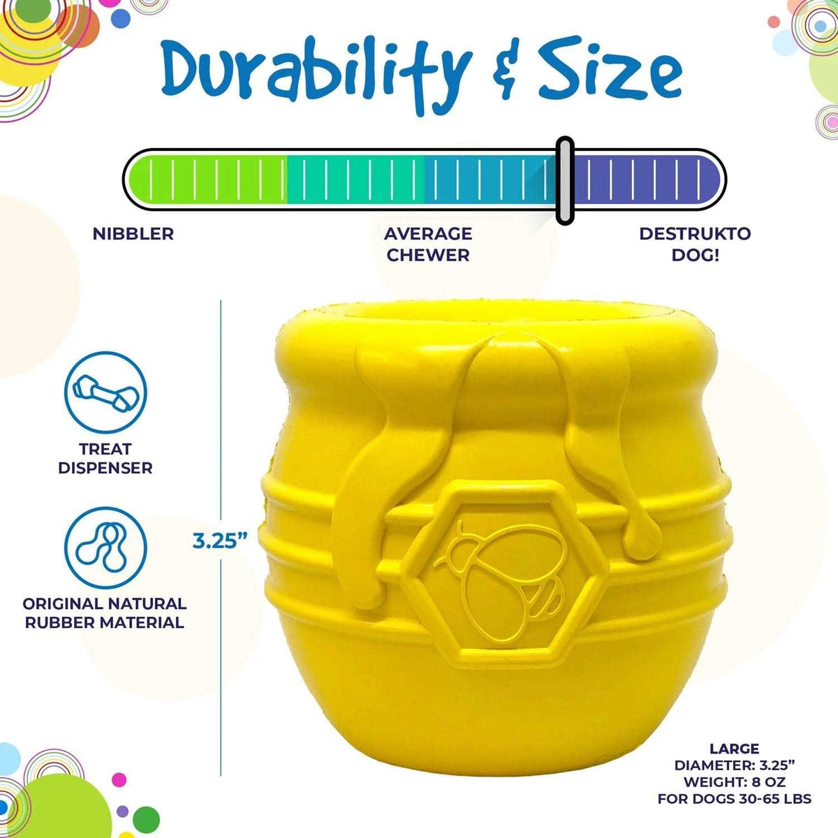 Durable Treat Dispenser & Enrichment Toy O267489
