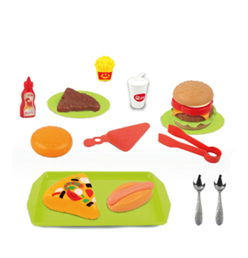 31 Pieces Stainless Steel Play Kitchen Cooking Set K980163