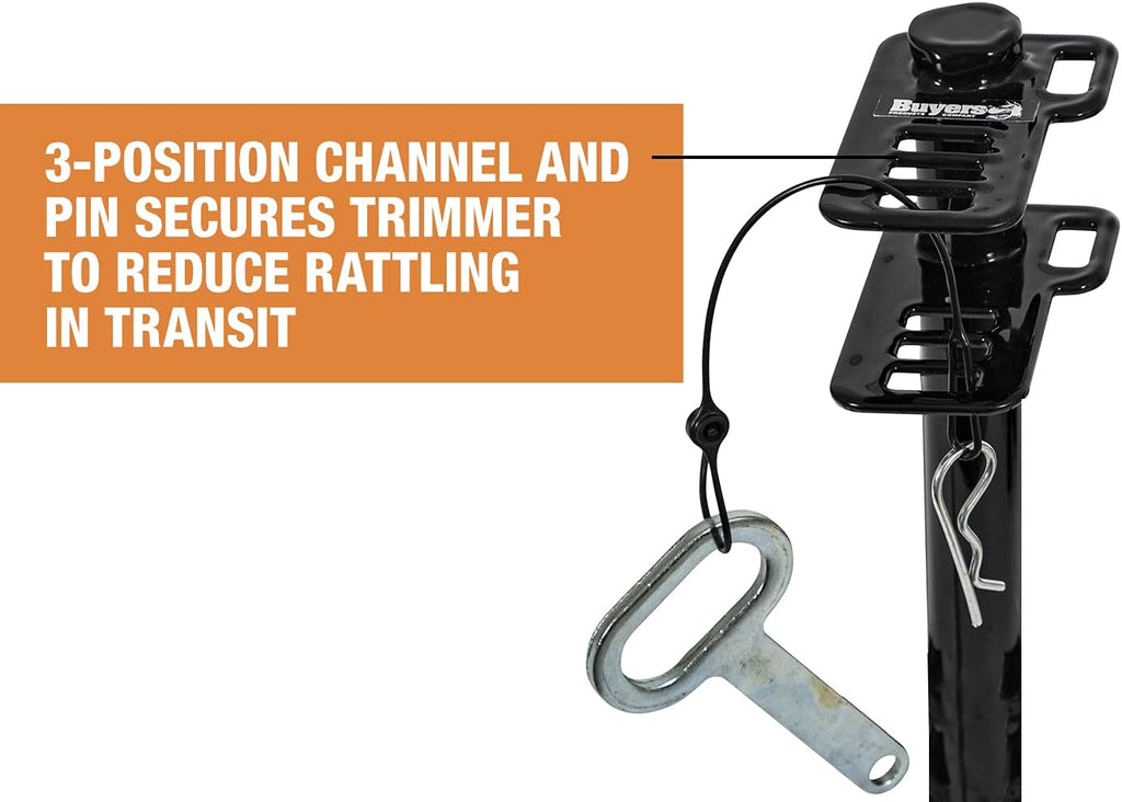 4-Channel Landscape Trimmer Edger Locking Rack, Black W5999