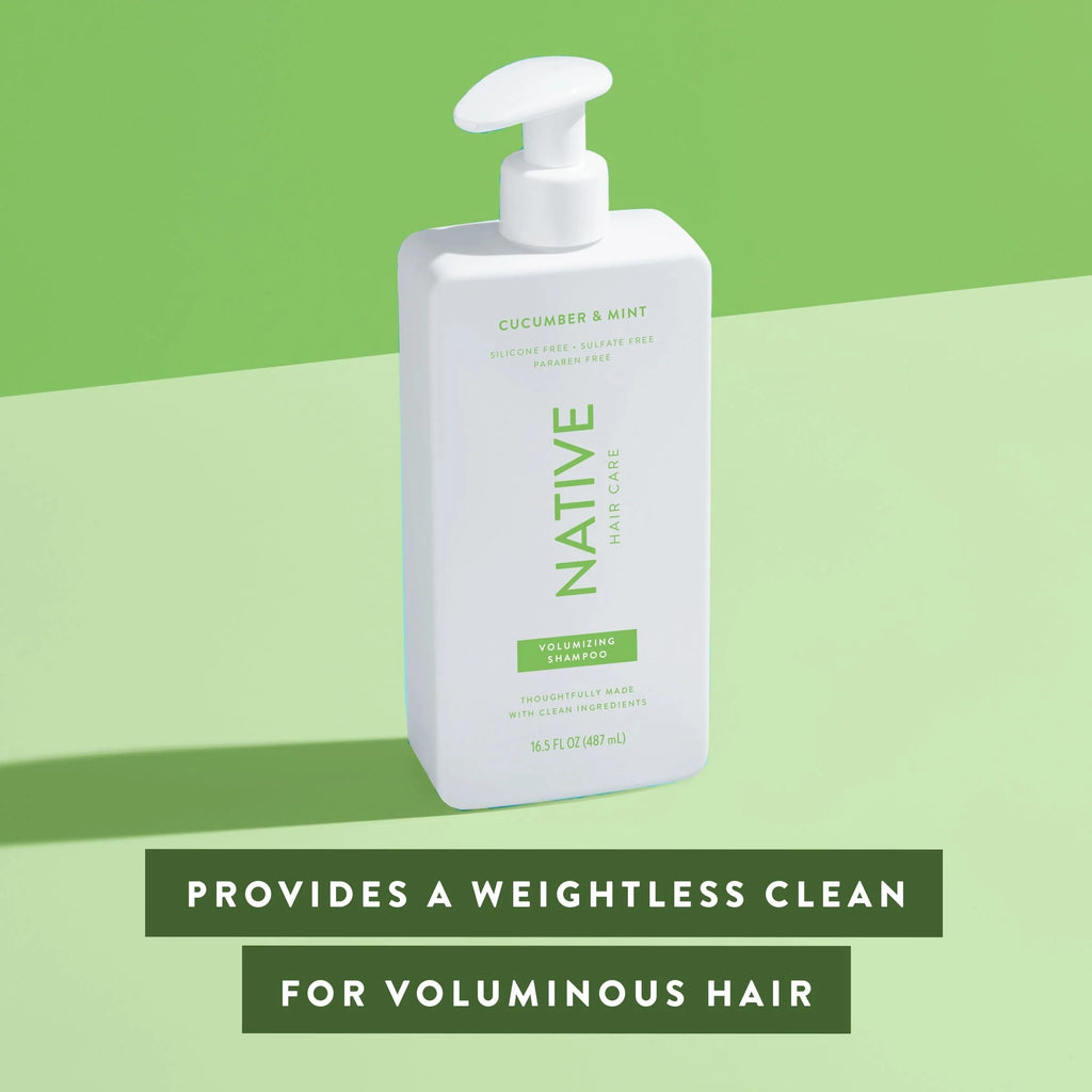 Volumizing Shampoo Cucumber & Mint Sulfate & Paraben Free 16.5 oz S25738