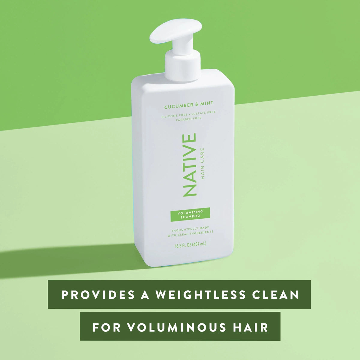 Volumizing Shampoo Cucumber & Mint Sulfate & Paraben Free 16.5 oz S25738