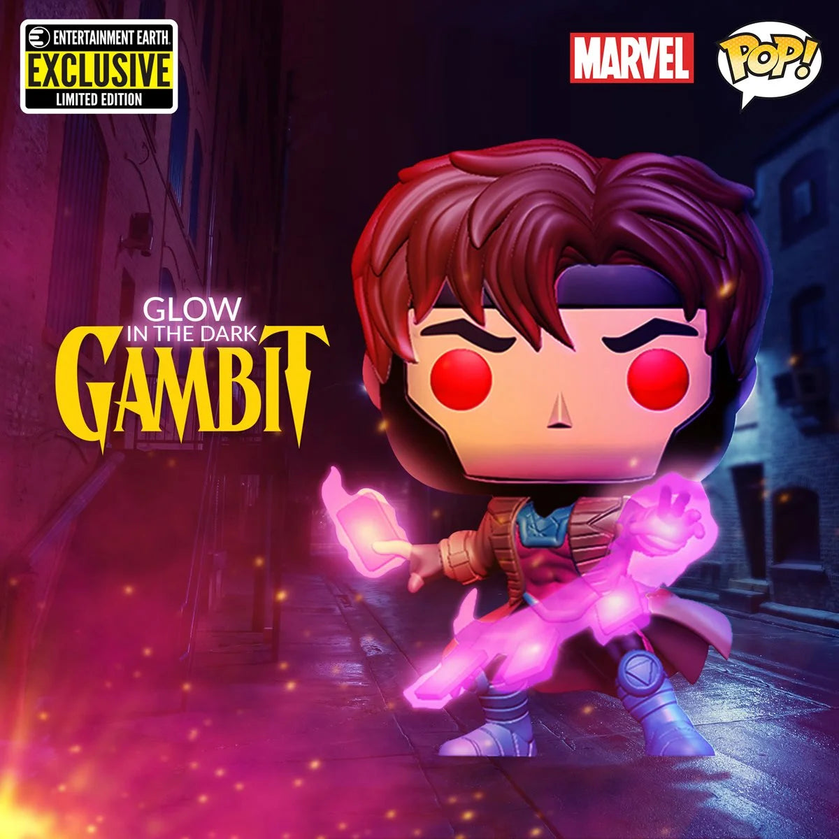 Translucent Glow X-Men Gambit Figure Q25404