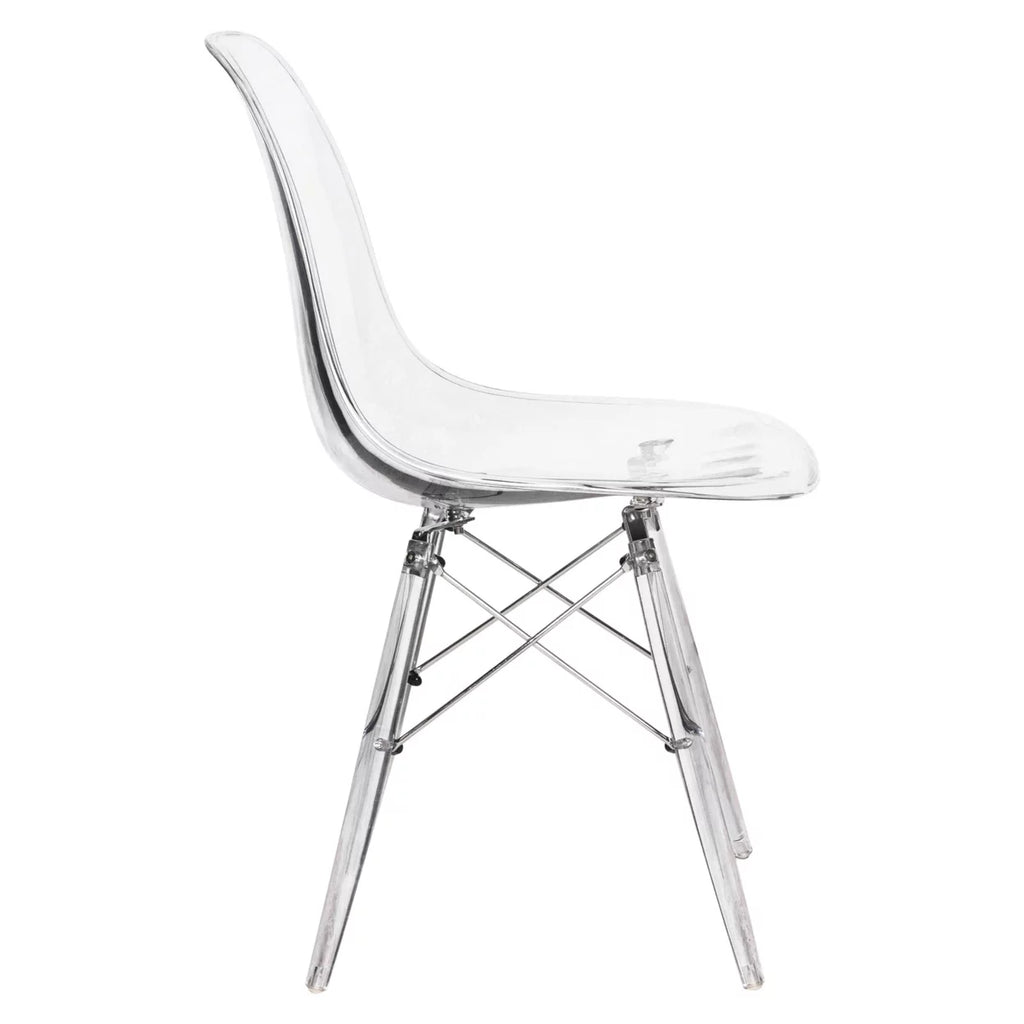 Clear Molded Side Chair Set of 4 P65580