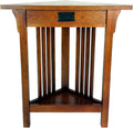 Brown Corner End Table U9523