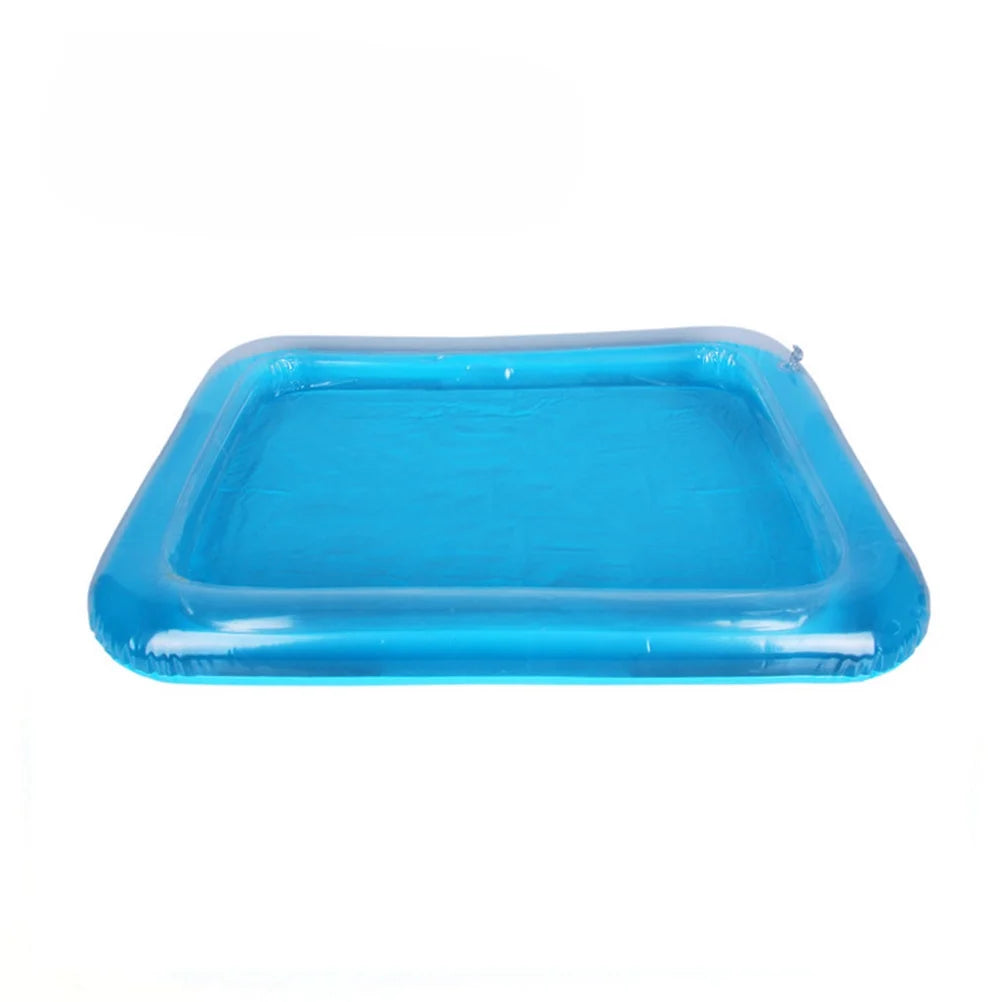 Blue Inflatable Kids Beach Sandbox W470