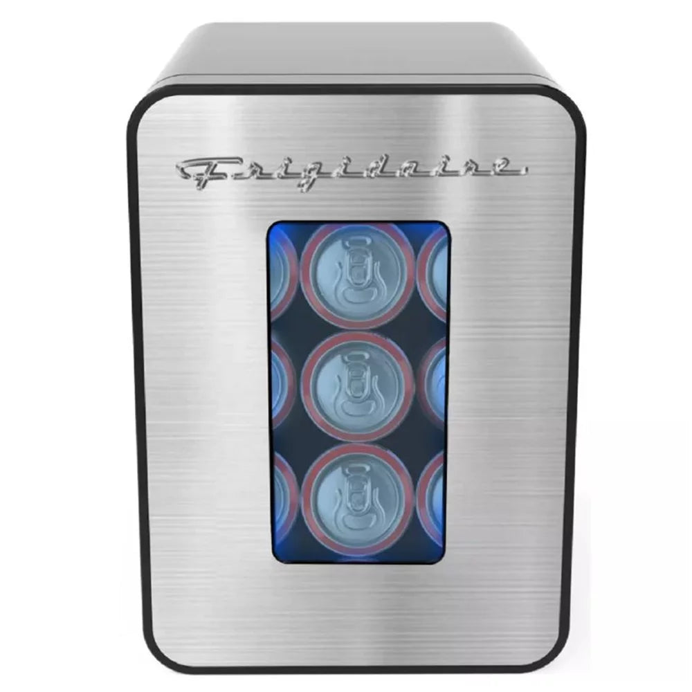 15 Can Mini Fridge with Stainless Steel Door X6815