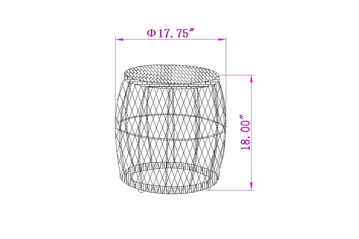 3-Piece White Wicker Outdoor Chat Set V45889
