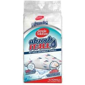 Absorbent Pet Stain & Odor Towels S735020