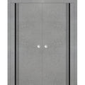Sliding French Double Pocket Doors 36 x 84 inches Solid Wood Interior Doors P275484