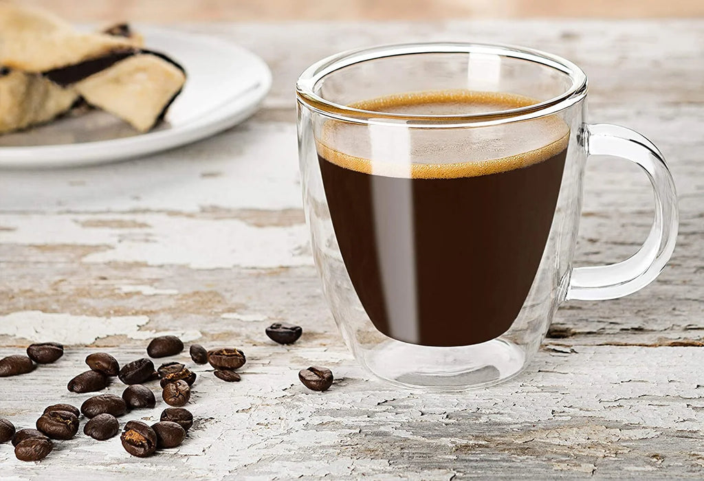 Double Wall Insulated Espresso Mugs Set of 2 B17241