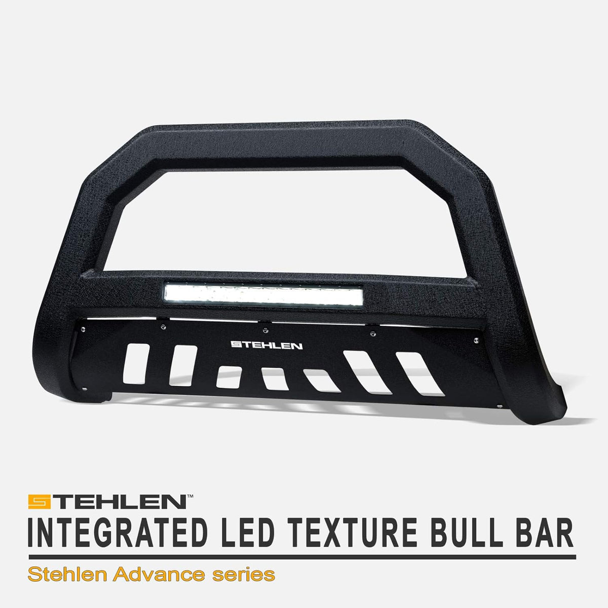 Textured Black Aluminum LED Bull Bar I1597
