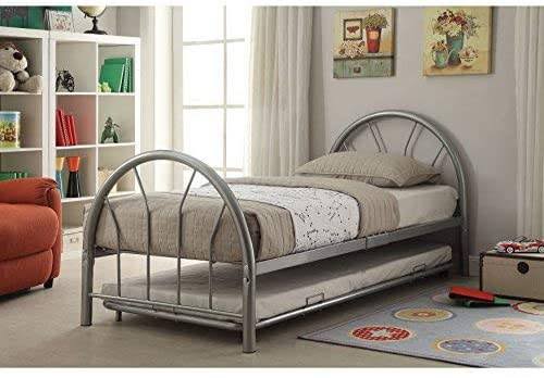Trundle Twin Silver Metal Tube Y215