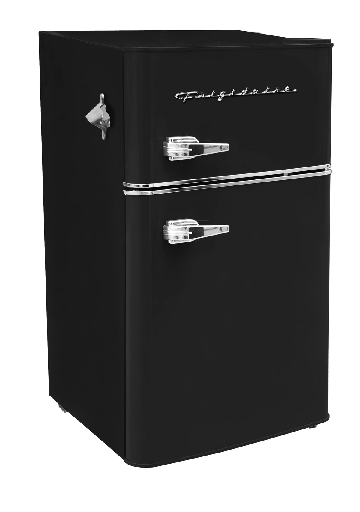 Black 3.1 Cu Ft Two Door Compact Refrigerator with Freezer R6358