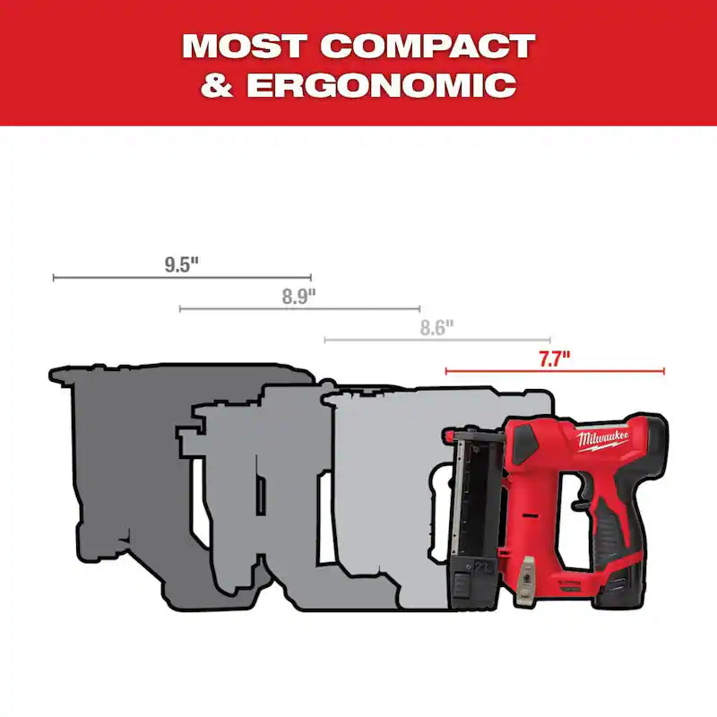 12-Volt 23-Gauge Cordless Pin Nailer with 6.0Ah and 3.0Ah Battery Packs L350748