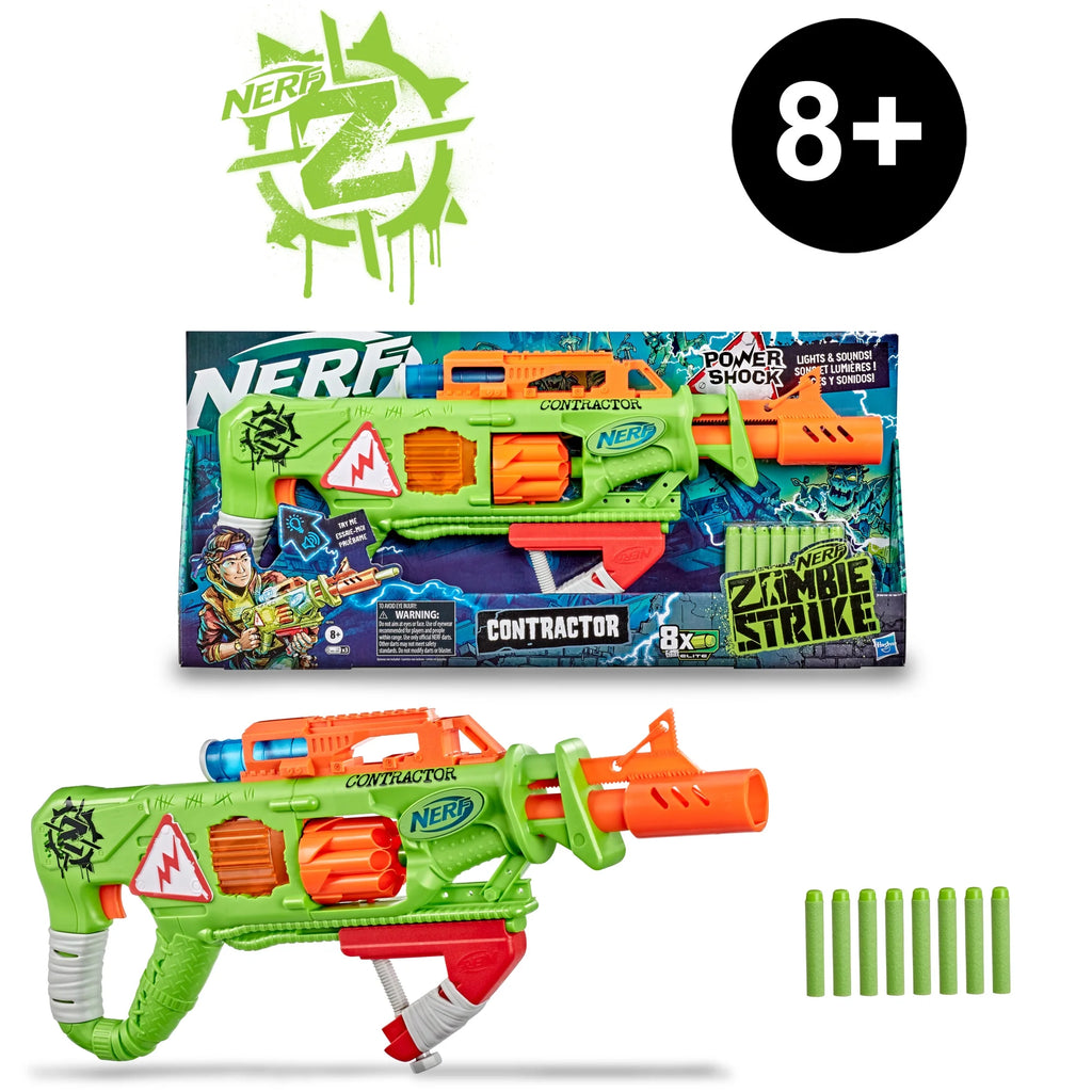 Zombie Strike Contractor Blaster, 8 Darts X39710