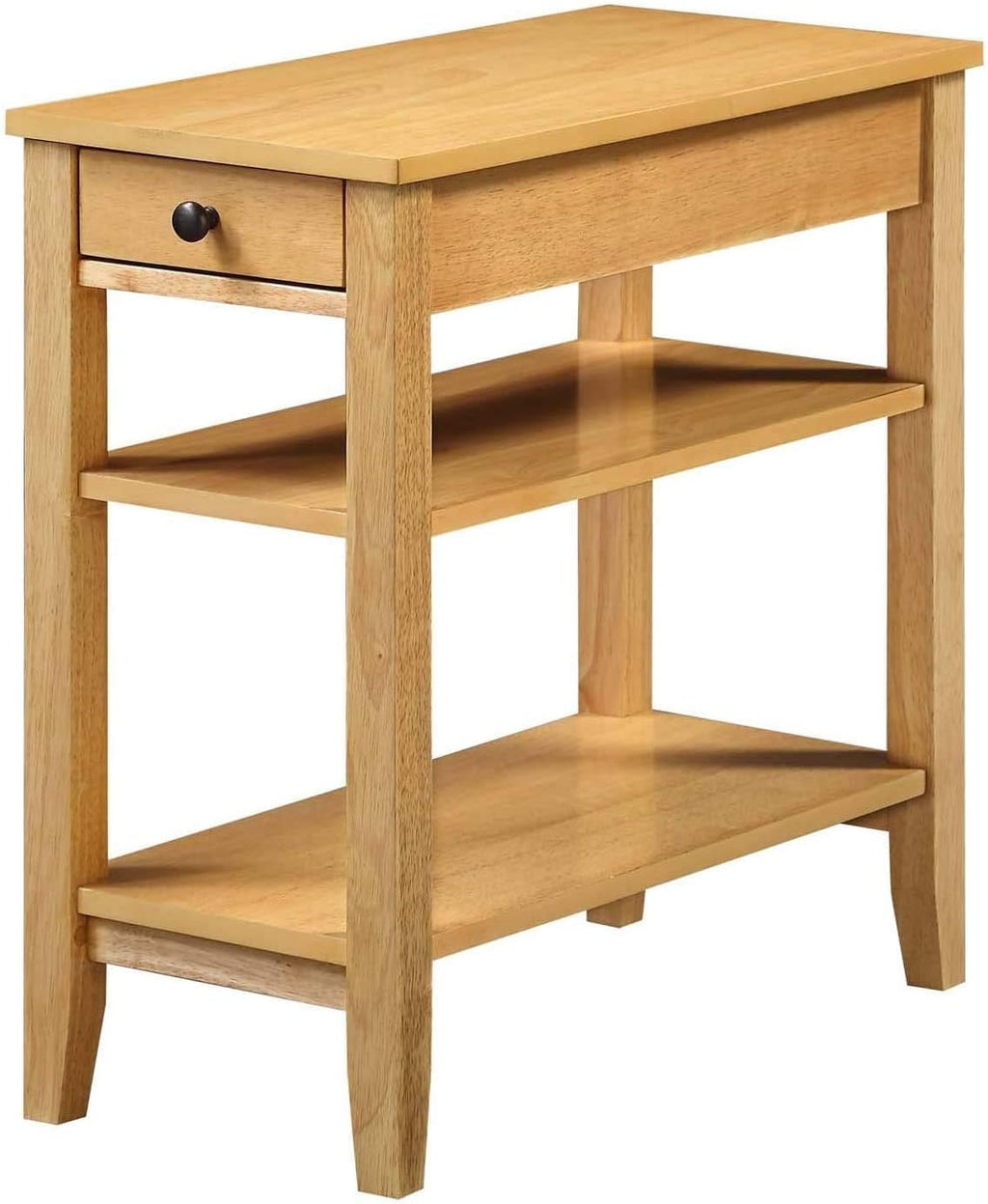 Three Tier End Table with Drawer L4377