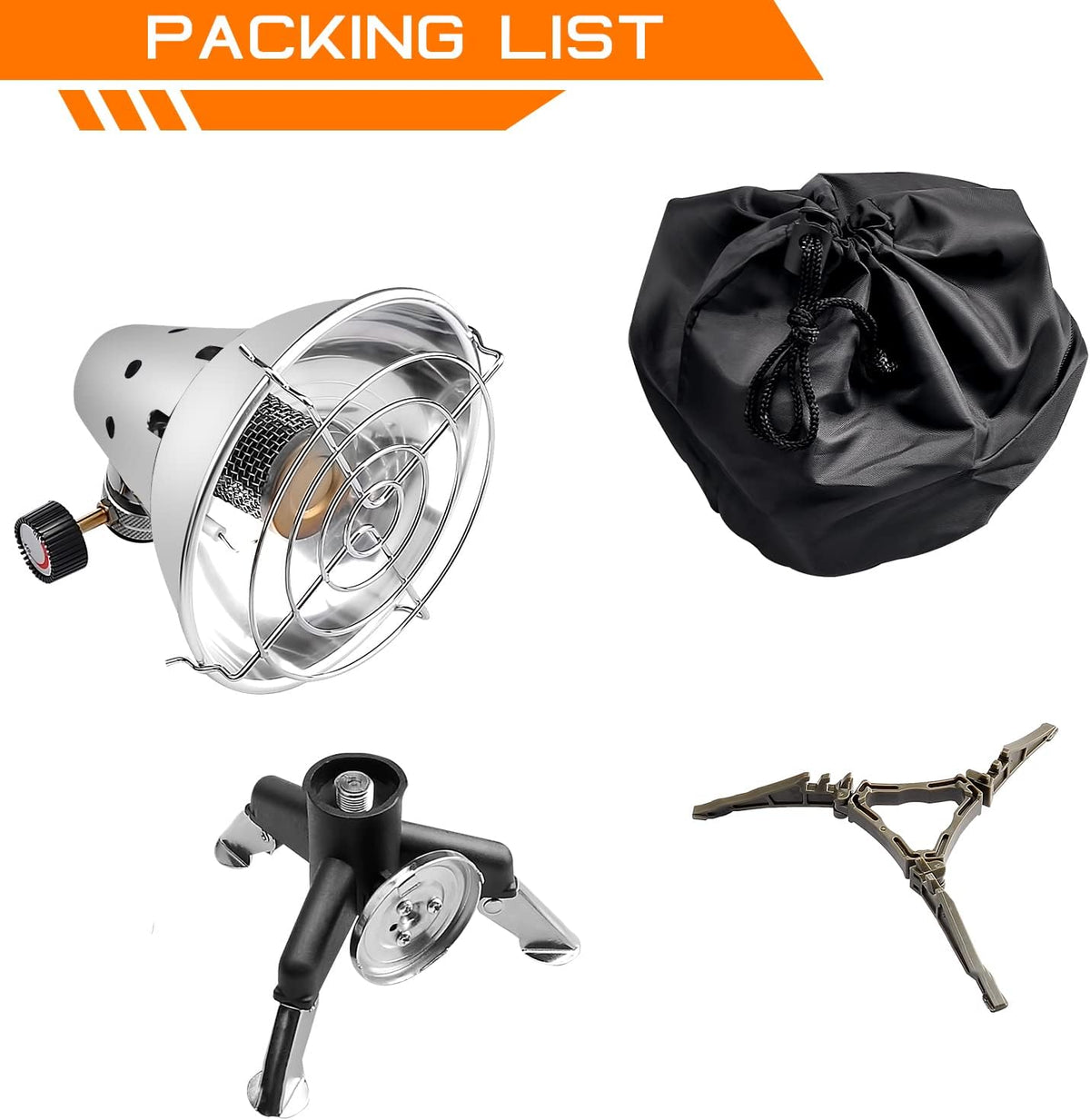 Outdoor Propane Butane Heater Stove with Piezo Ignition Control Valve Z645