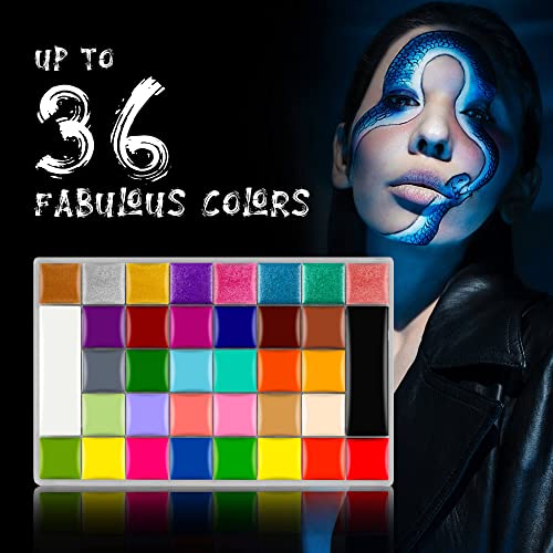 36 Colors Non-Toxic Face Paint Kit N984