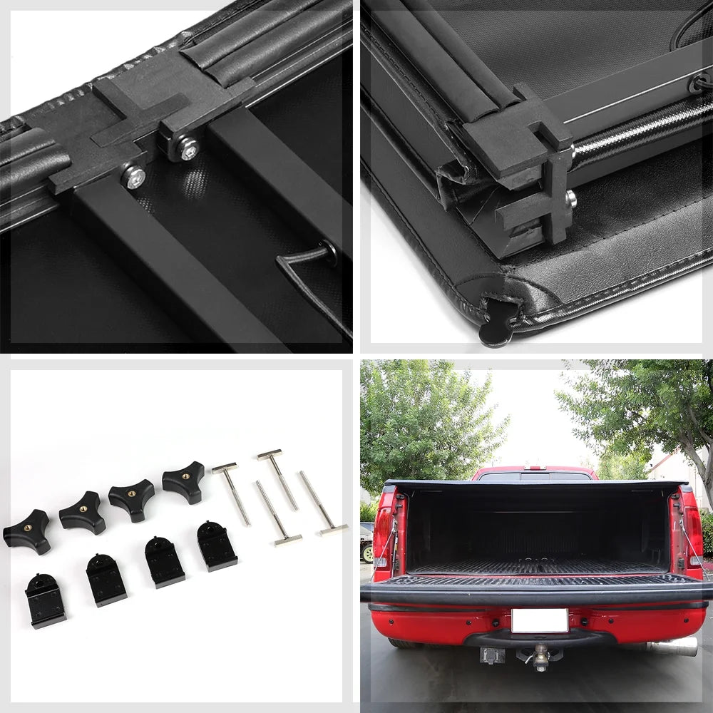 Tri-Fold Soft Tonneau Cover for Toyota Tacoma I3843