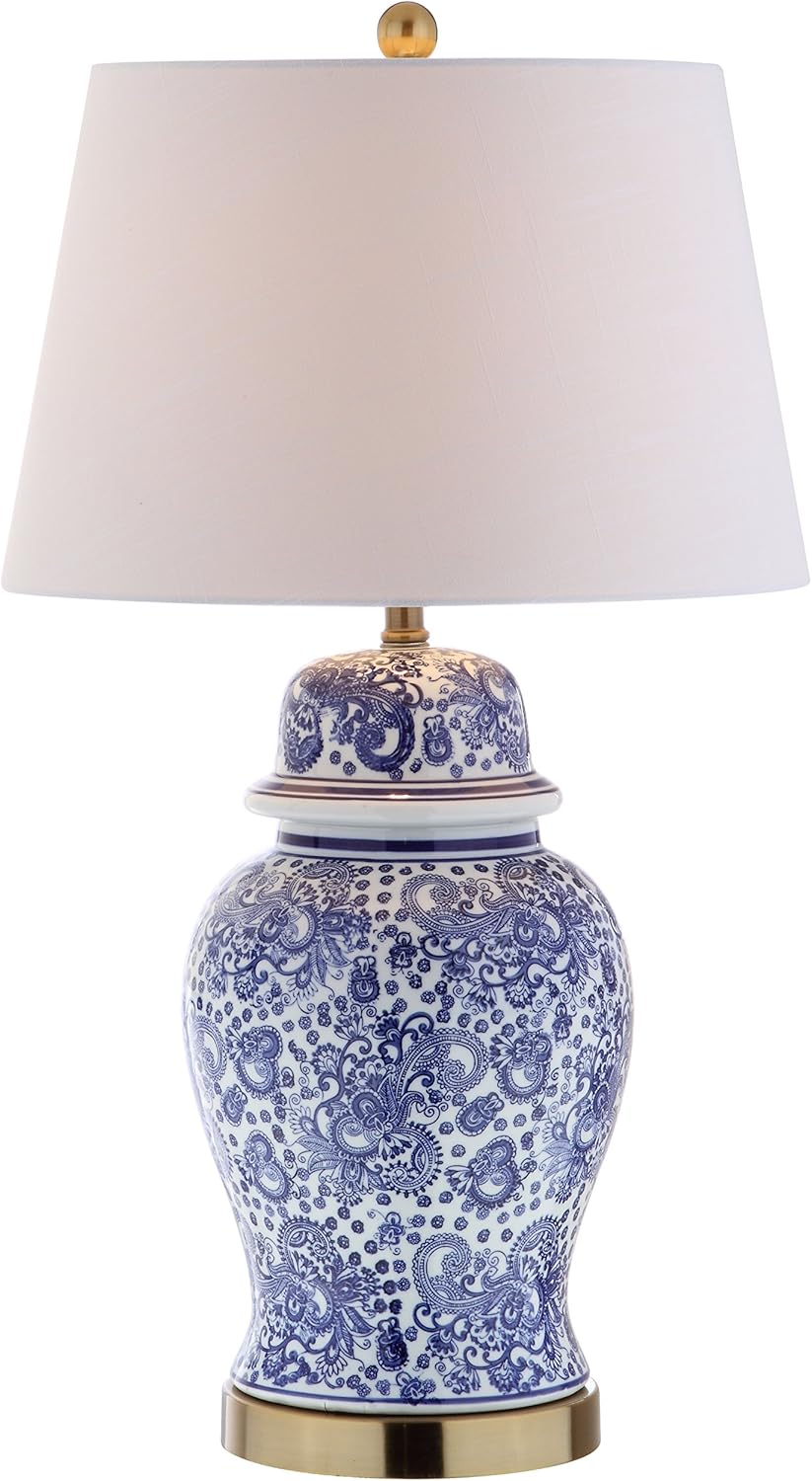 Blue/White Ceramic LED Table Lamp N637