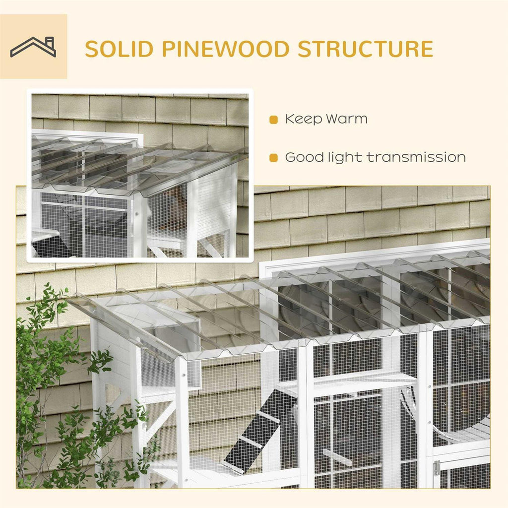 Cat Wooden Outdoor Cat House X737776