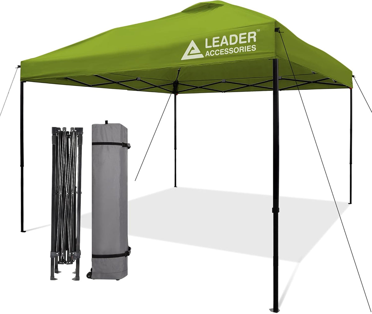 Blue 10'x10' Pop-Up Canopy Tent with Wheeled Carry Bag J6936