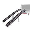 Aluminum Plate-Style Dual Runner ATV Ramps with Support Legs H20043