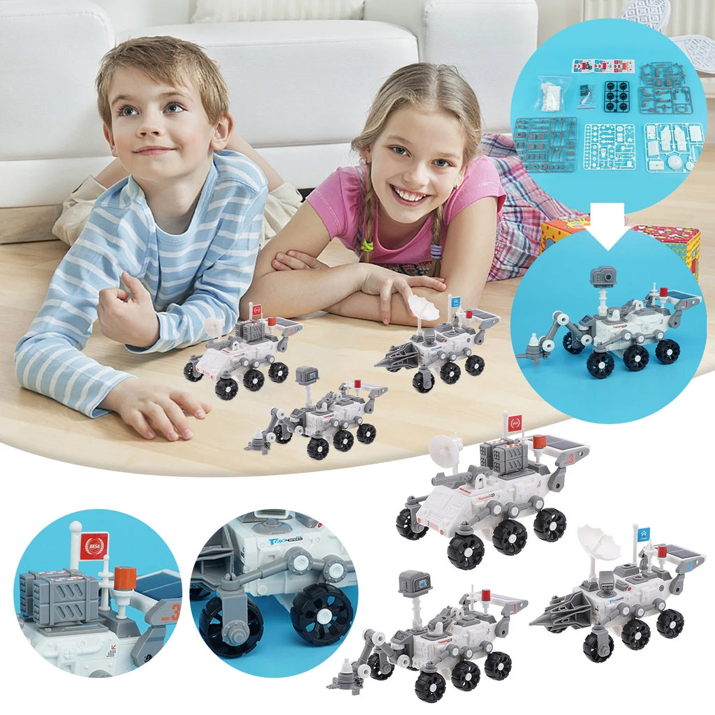 DIY Assembled 3-in-1 Solar Space Toy Car Robot P779217